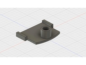 thrustmaster t150 dado di montaggio ricambio gadget 3d print model - Mito3D