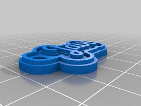 javi Schlüsselanhänger kundengebundene 3d print model - Mito3D