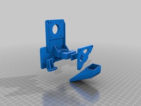 il mio personalizzato hot end di montaggio generatore - anet a8 estremità calde opzioni stampante 3d parti su misura 3d print model - Mito3D