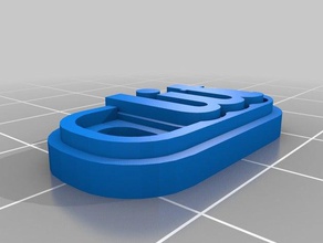 hübsch beleuchteten Schlüsselanhänger kundengebundene 3d print model - Mito3D