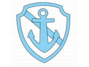 pata de patrulha emblemas - zooma sinais e logotipos emblema 3d print model - Mito3D