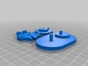 Cenevre tekerlek matematik dişli 3d print model - Mito3D