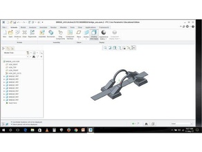 Brücke Gebäude & Strukturen 3dmodel 3d print model - Mito3D