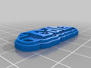 edla i portachiavi su misura 3d print model - Mito3D