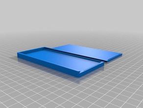 minha caixa personalizada deslizante superior recipientes personalizado 3d print model - Mito3D