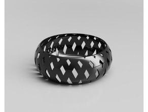 razor bracelet bracelets design fashion fusion360 3d print model - Mito3D