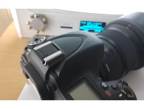 dslr caliente, tapa de la zapata cámara 3d print model - Mito3D