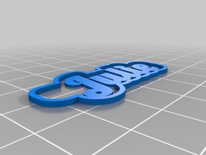 milieu keychains customized 3d print model - Mito3D