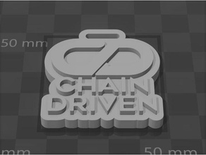 chain driven bagtag accessories 3d print model - Mito3D