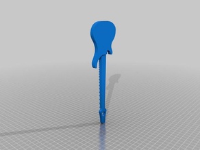 bass keyring keychains 3d print model - Mito3D
