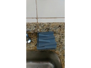 kitchen sponge holder drainer & dining 3d print model - Mito3D