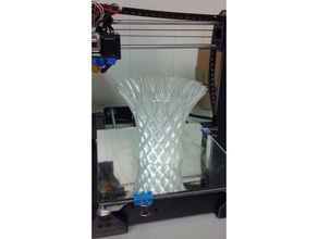 tubo attorcigliato vaso arredamento 3d print model - Mito3D