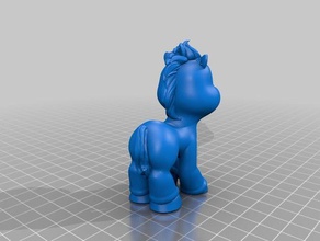 tessa poney jouets & jeux licorne 3d print model - Mito3D