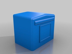 tedesco postletterbox organizzazione deutsche post keychain letterbox postbox 3d print model - Mito3D