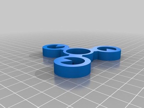 pac man fidget spinner giocattoli meccanici su misura 3d print model - Mito3D