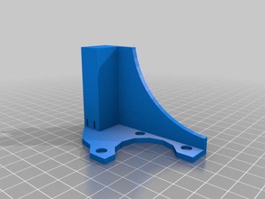 anet a8 z-motor x-chain mount raised 3d printing 3d print model - Mito3D
