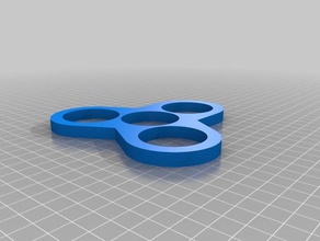 3 ala circular spinner juguetes mecánicos personalizado 3d print model - Mito3D