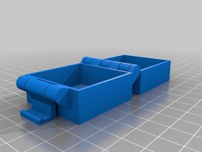 caixa de tampa articulada A impressão 3d 3d print model - Mito3D