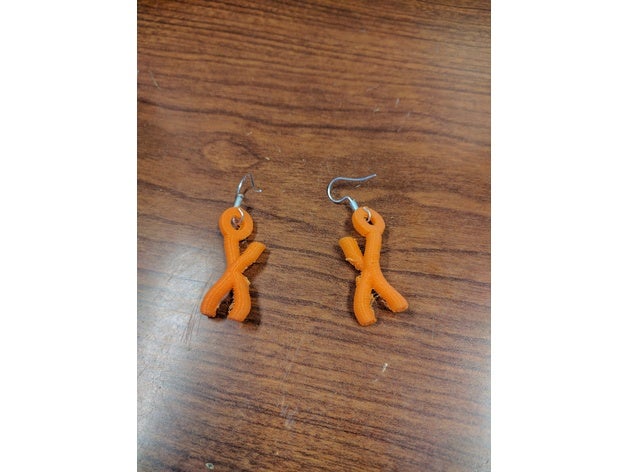 dingo boucle d'oreille accessoires 3D print model - Mito3D