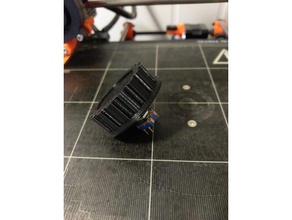 potentiomètre bricolage 50mm abs noir le bouton pla rotatif 3d print model - Mito3D