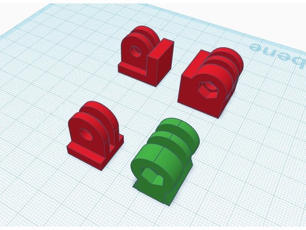 ein weiteres set gopro mount Grundlagen Kamera 3D print model - Mito3D