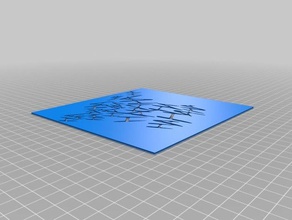 haha Schablone Kunst-tools kundengebundene 3d print model - Mito3D