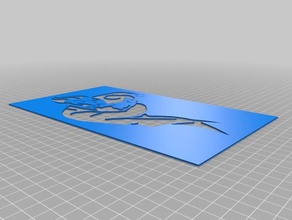 joker, harley pochoir l'art des outils personnalisé 3d print model - Mito3D