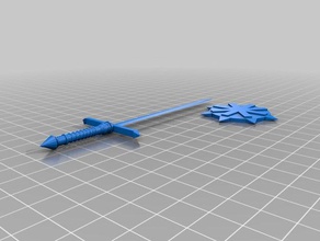 copy sword 3d printing 3d print model - Mito3D