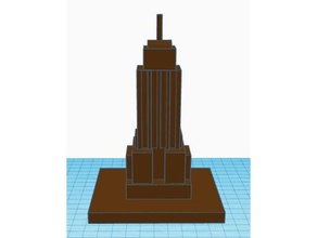 el edificio del empire state La impresión en 3d 3d print model - Mito3D