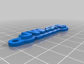 jworg Anahtarlık özelleştirilmiş 3d print model - Mito3D