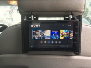 switchrest - nintendo switch headrest video games car mount 3d print model - Mito3D