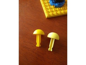 lego duplo canon projétil brinquedos de construção 3d print model - Mito3D
