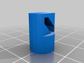 6-pin round attachment 3d print model - Mito3D
