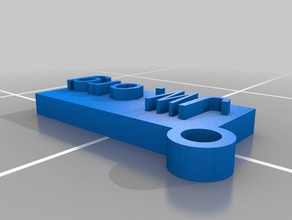 jworg square trousseau accessoires personnalisé 3d print model - Mito3D