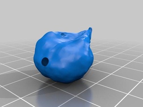 eastern screech owl head 3d printing 3d print model - Mito3D