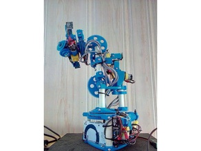 modular braço robótico robótica A impressão 3d do robot arduino mega 2560 barato dc-motor motor dc diy mudanças de baixo orçamento custo robô multieixos tubo pvc tt 3d print model - Mito3D