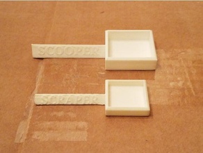 el filamento de la cuchara espátula Impresora 3d accesorios extrusión limpie boquilla 3d print model - Mito3D