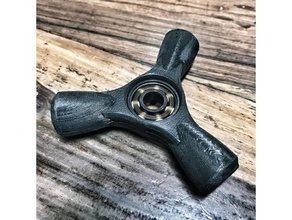 fishing lead arms fidget spinner mk v mechanical toys 608 bearing toy 3d print model - Mito3D