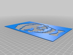 joker escuadrón suicida plantilla herramientas del arte personalizado 3d print model - Mito3D