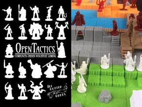 opentactics pagina regole giochi 18mm gioco da tavolo boardgames fantasia di malato ottenuto in miniatura miniature multiverso fantascienza scifi wargame wargames-giochi guerra viandante 3d print model - Mito3D