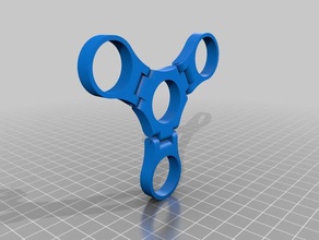Falt-fidget-spinner mechanische Spielzeuge Falten zappeln 3d print model - Mito3D