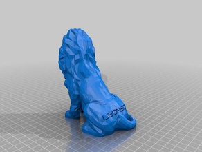 lion - leon3d Tiere 3d print model - Mito3D