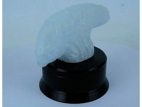 uv led pedestal diy alien light 3d print model - Mito3D