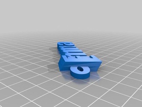 emma keyring organization customized 3d print model - Mito3D