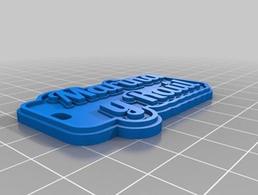 marina y raúl llavero llaveros personalizado 3d print model - Mito3D