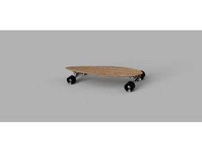 longboard sport & outdoors longboarding skateboard 3d print model - Mito3D
