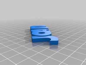 joan organização personalizado 3d print model - Mito3D