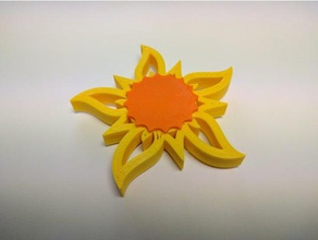 fidget sun spinner 608zz accessories 3d print model - Mito3D