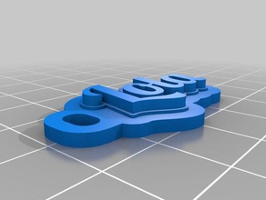 lola i portachiavi su misura 3d print model - Mito3D