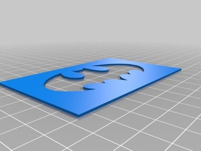 Fledermaus-Schablone Kunst-tools kundengebundene 3d print model - Mito3D